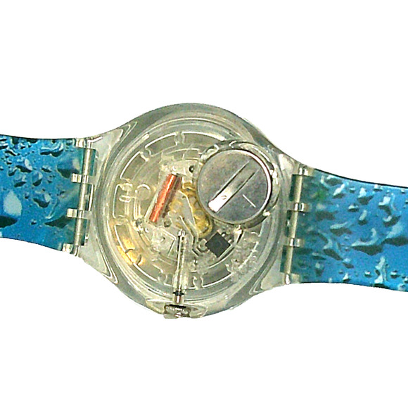 Vintage Swatch Scuba watch WATER DROP SDK123 rare Diver Swiss Quartz 8200IS - Picture 8 of 8